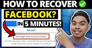 NEW! How to Recover Facebook Account Without Email and Phone Number 2023 I Facebook Recovery