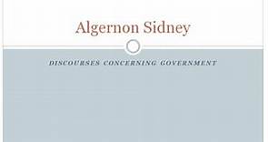 4. Algernon Sidney — Discourses Concerning Government