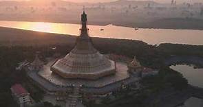 Global Vipassana Pagoda | Aerial Cinematic | DJI Spark