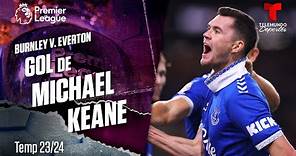 Goal Michael Keane - Burnley v. Everton 23-24 | Premier League | Telemundo Deportes