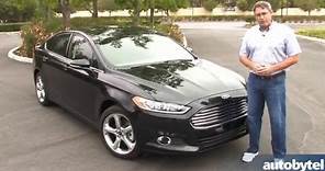 2014 Ford Fusion SE Test Drive Video Review w/ 1.5 Liter EcoBoost Engine Option