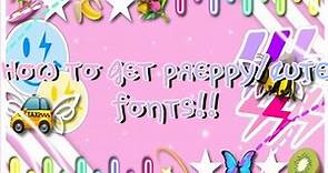 🌷🛍HOW TO GET PREPPY/CUTE FONTS FOR YOUR ROBLOX PETS⚡💗|PreppyPrettyBlxsoom|