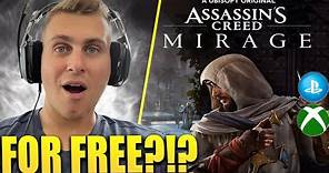 Assassin's Creed Mirage for FREE! ➡️ PC, PlayStation, Xbox *NEW* AC Mirage for FREE!