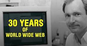 30 years since World Wide Web inventor launched the first site