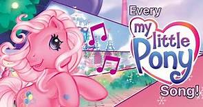Every Single My Little Pony G3 Song! (Cleanest Audio)