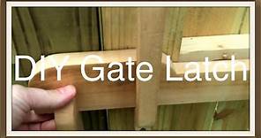 Wood Gate Latch | Luther Woodworks