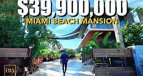 Inside a $39,000,000 MEGA MANSION in Miami Beach Florida | Peter J Ancona