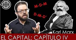 El Capital de Karl Marx - Capítulo IV "La transformación del dinero en capital"