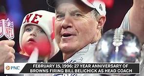 On This Date In 1996, Bill Belichick Fired As The Browns Head Coach