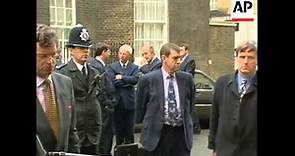 UK: LONDON: IRISH PRIME MINISTER JOHN BRUTON VISIT