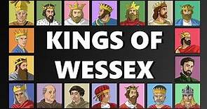 Every King of Wessex - Timeline | History of England