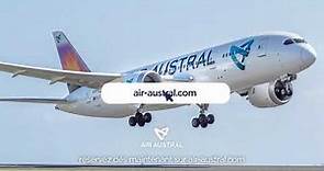 Réseau de destinations Air Austral au départ de Mayotte V2