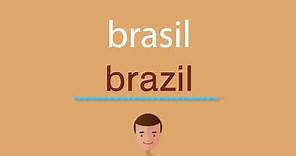 Cómo se dice brasil en inglés