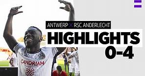 HIGHLIGHTS: Antwerp - RSC Anderlecht | 2021-2022 | A hattrick by Amuzu