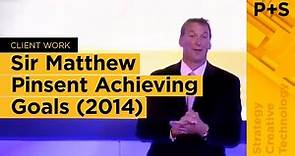 Olympian Sir Matthew Pinsent: Rathbones - Achieving Goals