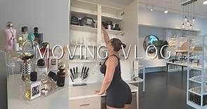 MOVING VLOG 2 | Unpacking & Organizing, Shop With Me Target, Amazon Home Haul, etc.