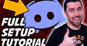How To Make A Discord Server: Full Setup Discord Tutorial With FREE Discord Template!