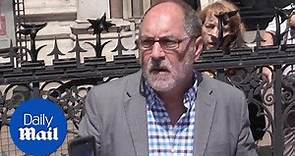 Patrick Mahoney speaks outside The Royal Courts of Justice - Daily Mail