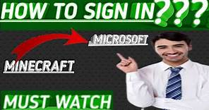 How To Connect Minecraft To your Microsoft Account