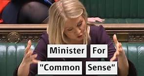 Welcome Esther McVey The Minister For Common Sense!