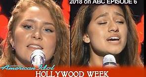 American Idol 2018 Hollywood Week Round 1 Group 1 Part 1 Alyssa Raghu Layla Spring Trevor McBane