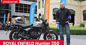Royal Enfield Hunter 2022 / Nueva "moto-escuela" con estilo / Presentación / test/ Review 4k