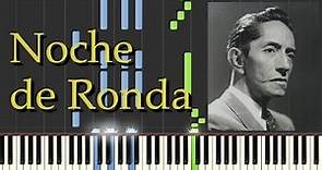 Noche de Ronda - Agustín Lara / Versión de Don Pedro José Donoso / Piano Tutorial / EA Music
