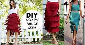 DIY: How To Make a NO-SEW Fringe Skirt! (DESIGNER HACK) -By Orly Shani