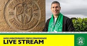 LIVE: Nick Montgomery Press Conference | New Hibernian FC Head Coach