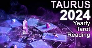 TAURUS 2024 YEARLY TAROT READING "THE SUN SHINES ON YOU TAURUS! HEALTHY LIFE CHANGES" #tarotreading