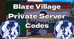 25 Private Server Codes For Blaze | Shindo Life