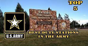 5 best Army duty stations