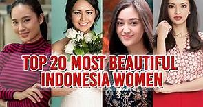 Top 20 Most Beautiful Indonesia women