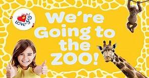 We're Going to the Zoo Lyrics | Kids Animal Action Song | Read & Sing Along