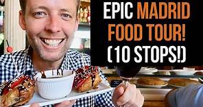 EPIC Madrid Food Tour (10 AMAZING stops)