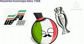Eurocopa Italia 1968 🇮🇹-(Resumen)- "La Euro de la Azzurra"