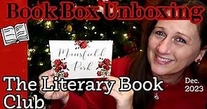 Literary Book Club Subscription Book Box UNBOXING Jane Austin December 2023