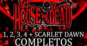 TODOS LOS THE HOUSE OF THE DEAD COMPLETOS EN 1 VÍDEO (1,2,3,4 Y SCARLET DAWN) - GAMEPLAY ESPAÑOL
