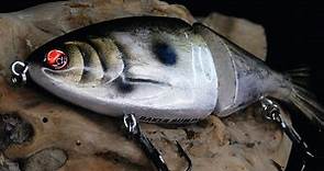 Easy Lure Pattern (Painting The Wood Shad) - Baker Builds