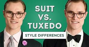 Suit vs. Tuxedo: Style Differences Explained