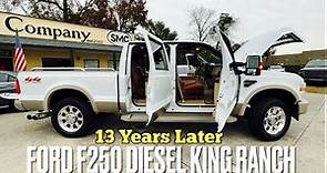 2008 Ford F-250 POWER STROKE V8 Turbo Diesel - King Ranch | Start Up & For Sale Tour 13 Years Later!