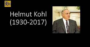 Helmut Kohl | Biografía breve