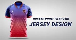 Make a Football Jersey Design – Soccer Jersey Mockup - Photoshop & Illustrator Tutorial