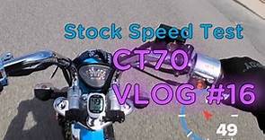 Icebear Champion 125 (Ct70 Clone) Vlog 16 125cc Stock Carb Speed Test