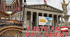 AUSTRIAN PARLIAMENT 🇦🇹🏛 New Opening After 5 Years - INSIDE TOUR - Vienna, Austria (2023)