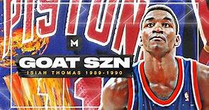 ISIAH THOMAS Was Ahead Of His Time! 1989-90 Highlights | GOAT SZN