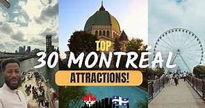 Top 30 things to do when visiting Montreal Canada. A complete travel guide for fun activities in MTL