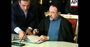 Russia: Khatami 2: Iranian President Mohammad Khatami visit