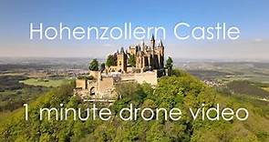 Hohenzollern Castle in 1 minute - drone video