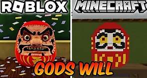 ROBLOX GODS WILL VS MINECRAFT GODS WILL